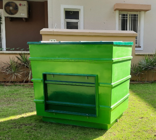 Rich results on Google's SERP when searching for 'Eartha community composter from Endlessly Green', 'Eartha organic waste converter', OWC for composting, composter, large composter