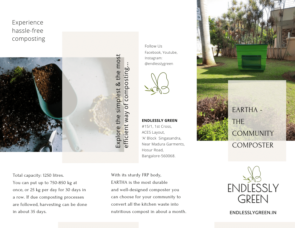 Rich results on Google's SERP when searching for 'Eartha community composter from Endlessly Green', 'Eartha organic waste converter', OWC for composting, composter, large composter